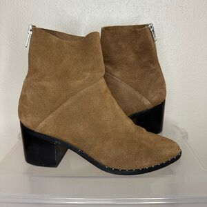Treasure and Bond studded Brown Suede Ankle Boots
